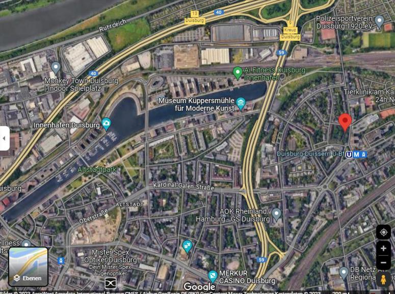 City Apartment Duisburg 2#Netflix &Wlan &Kingsize Bett & Kaffee Maschine & Central & 500M Innenhafen & 2 Min U Bahn 外观 照片